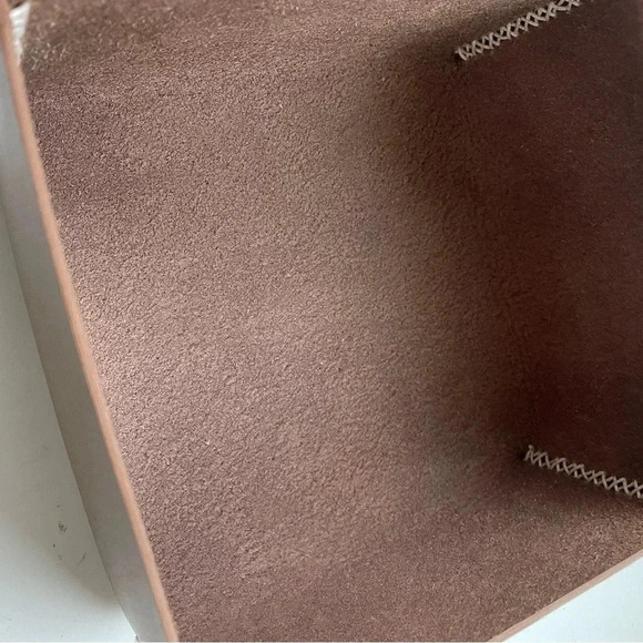 NWT Amber Lewis for Anthropologie Small Stitched Leather Nesting Box - Picture 9 of 15